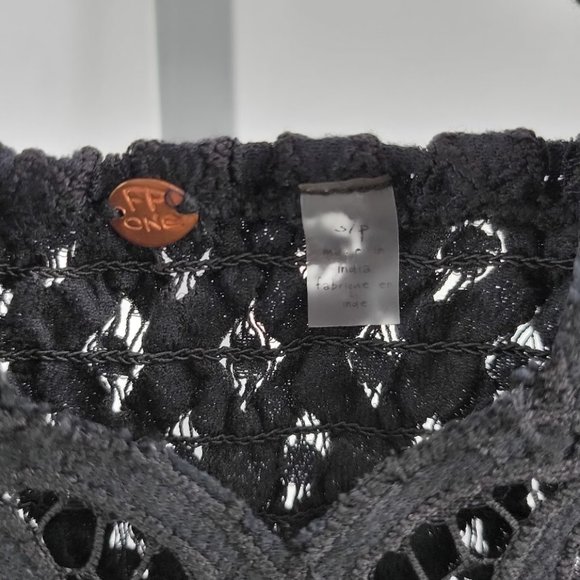 FREE PEOPLE adella cami lace crop top Sz S NEW - Picture 9 of 10